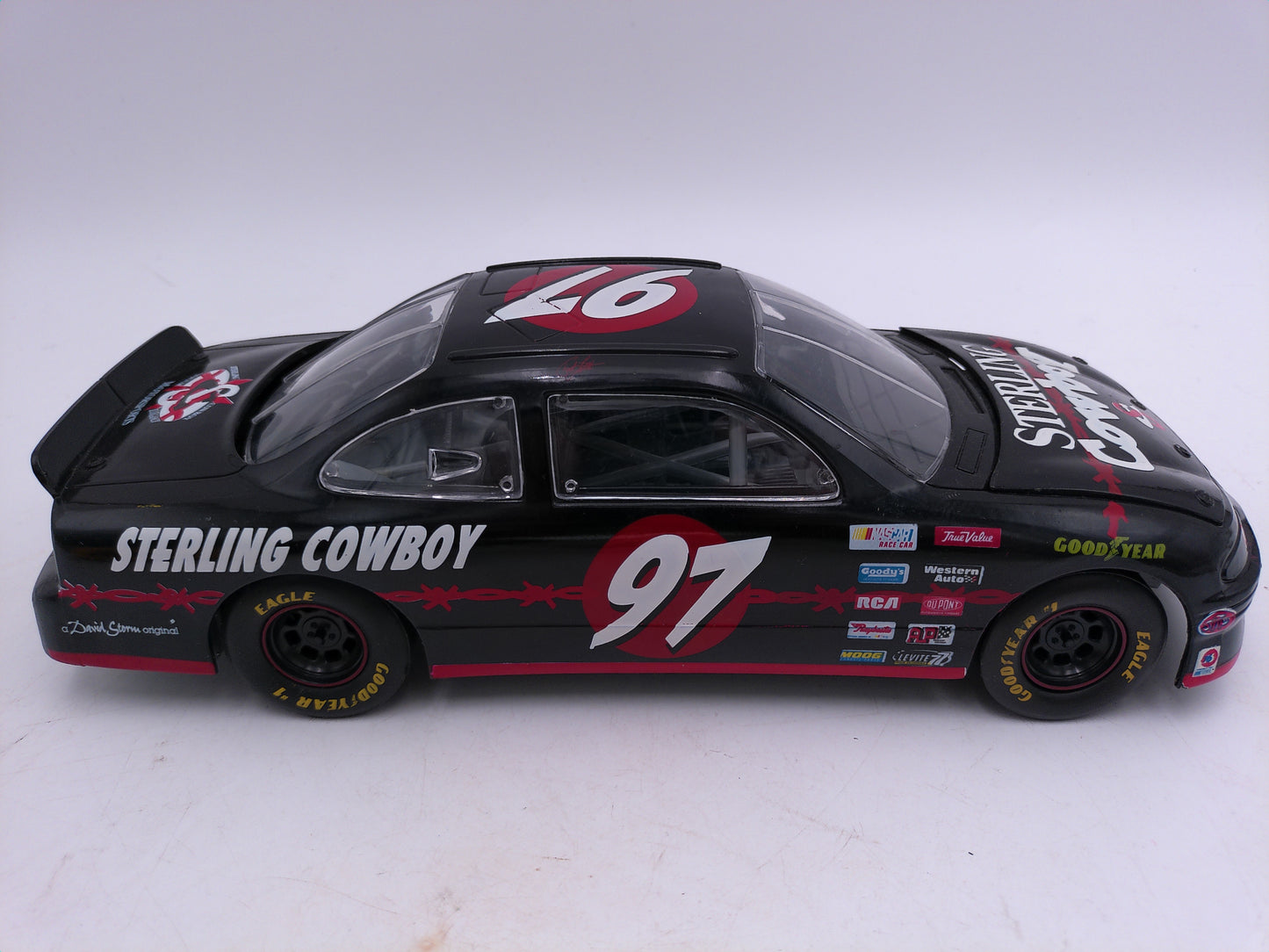 Racing Champions Sterling Cowboy Racing Car NASCAR Vtg 1996 and #4 Kodak Film Chevy Monte Carlo
