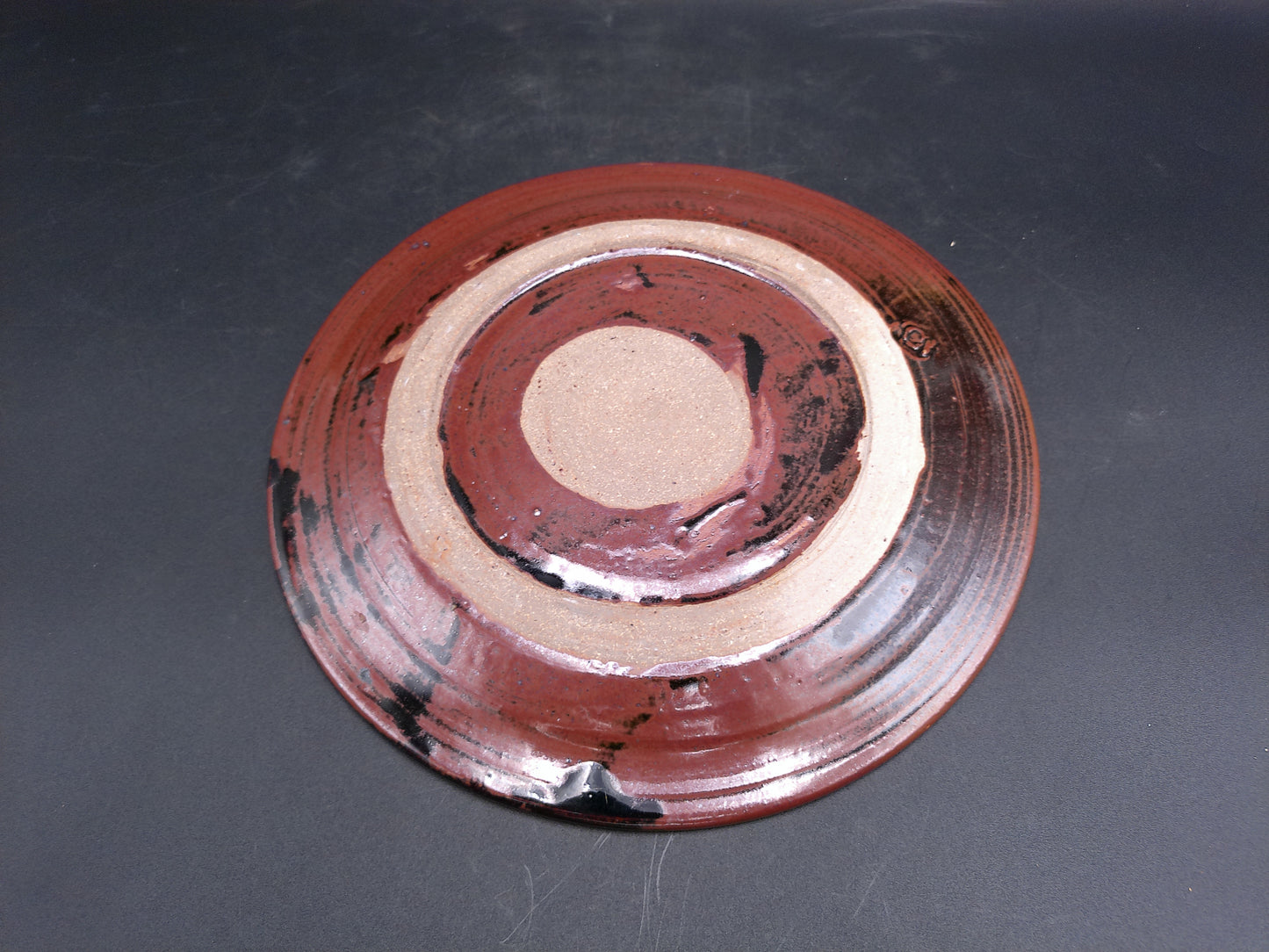 Handmade Ceramic Wall Hanging Plate Unique Art Pottery Tray Hand Painted