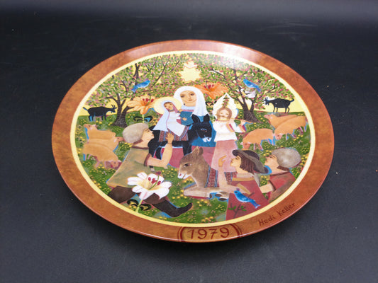 The Adoration Die Anbetung 1979 Hedi Keller Decorative Plate