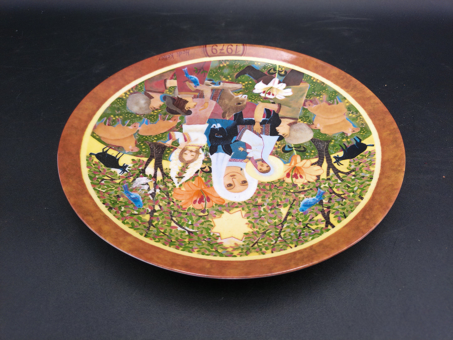 The Adoration Die Anbetung 1979 Hedi Keller Decorative Plate