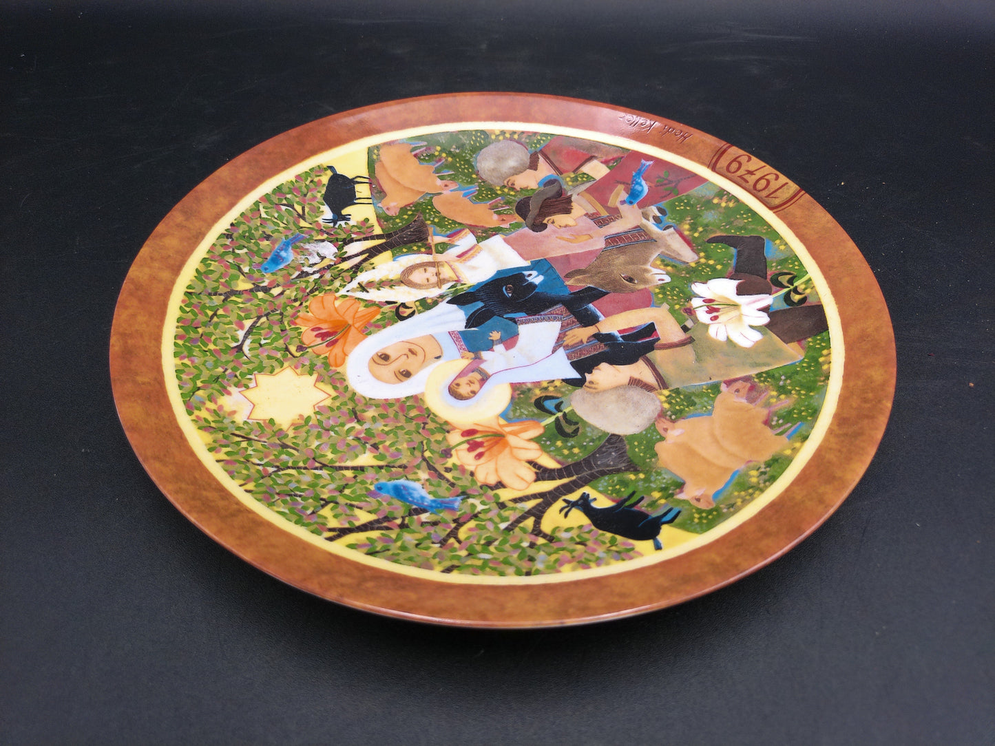 The Adoration Die Anbetung 1979 Hedi Keller Decorative Plate