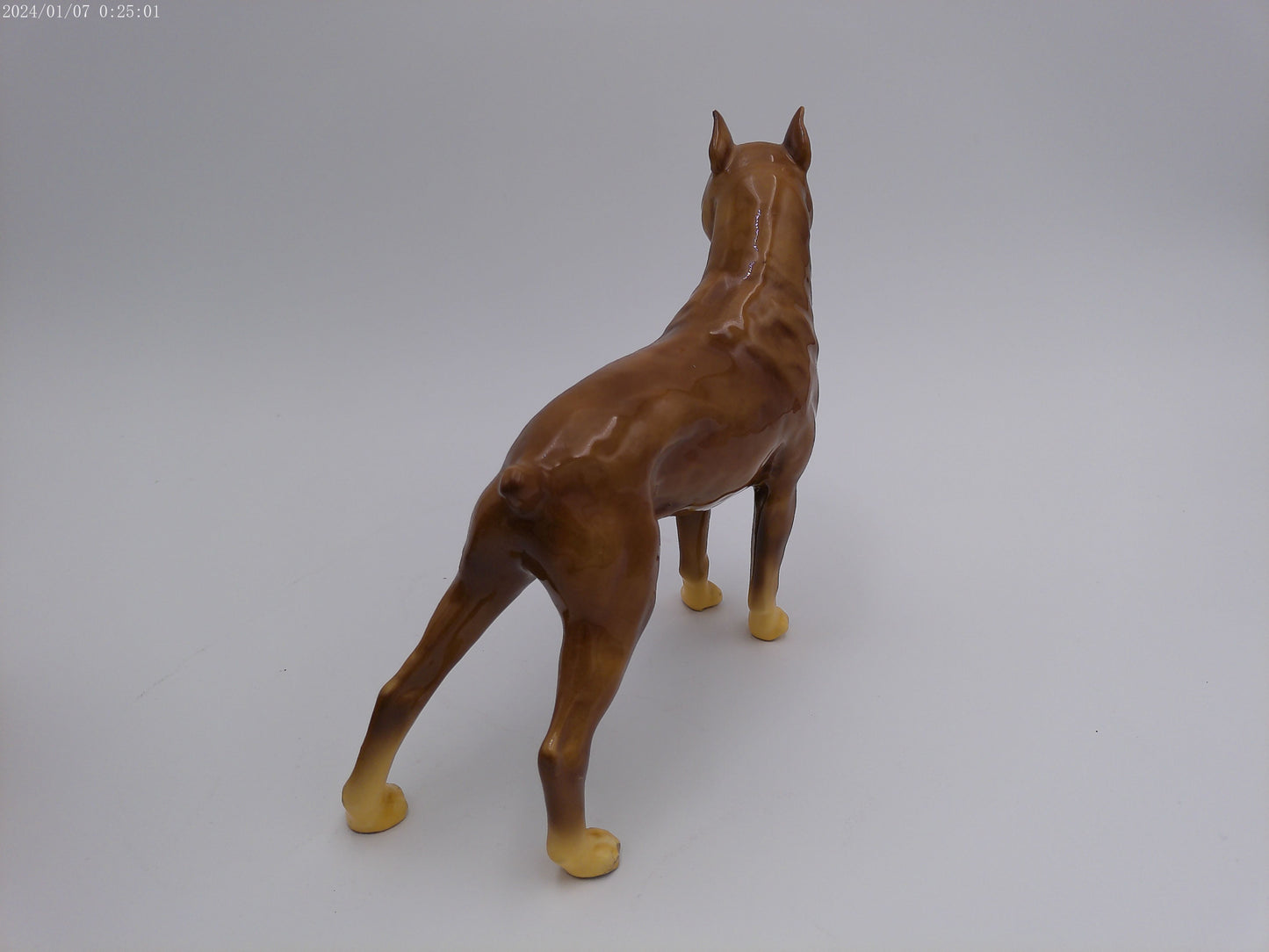 Royal Design 6 Boxer dog Figurines  statues PORCELIAN