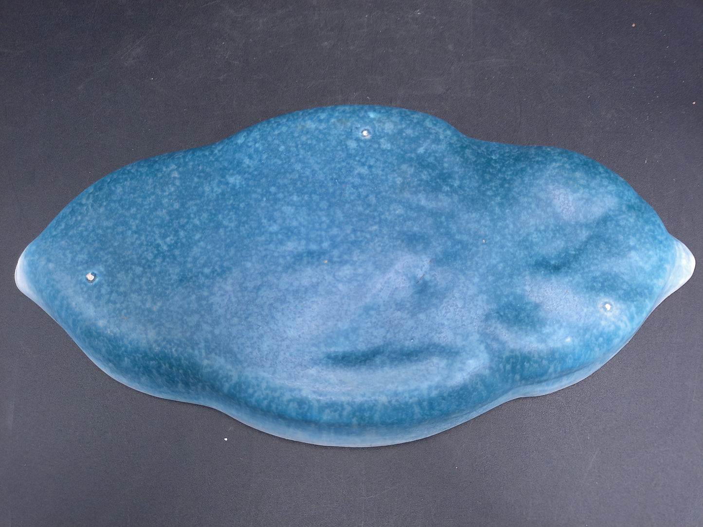 Roseville Rozane Leaf Shaped Stoneware Bowl 1941