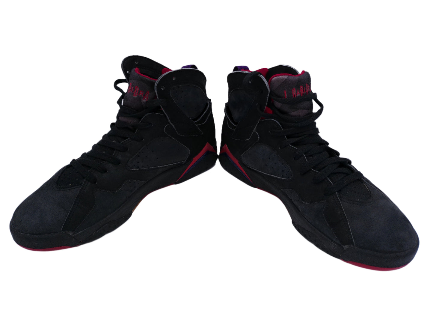 Nike Air Jordon 7 OG Raptors Black and Red 1992 Size 11 Men Shoes w/ box