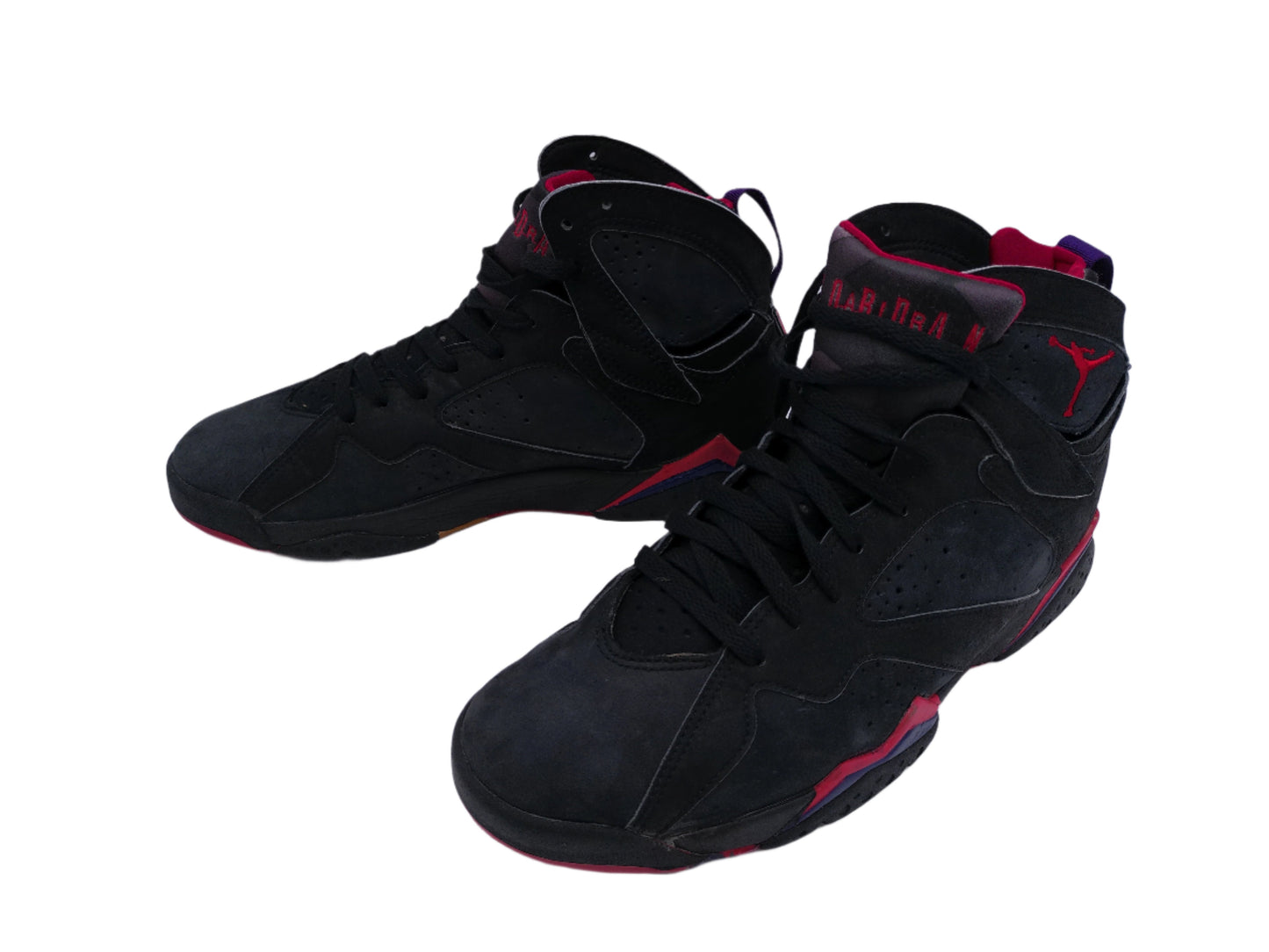 Nike Air Jordon 7 OG Raptors Black and Red 1992 Size 11 Men Shoes w/ box