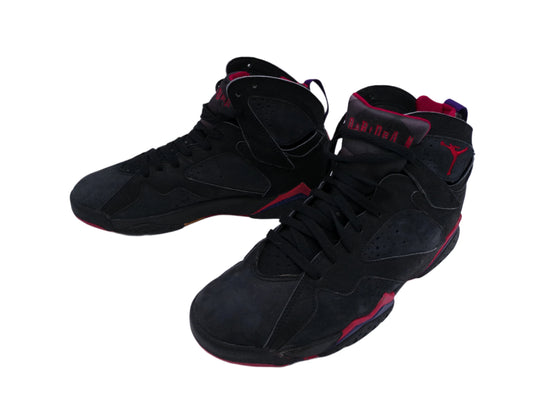 Nike Air Jordon 7 OG Raptors Black and Red 1992 Size 11 Men Shoes w/ box Used