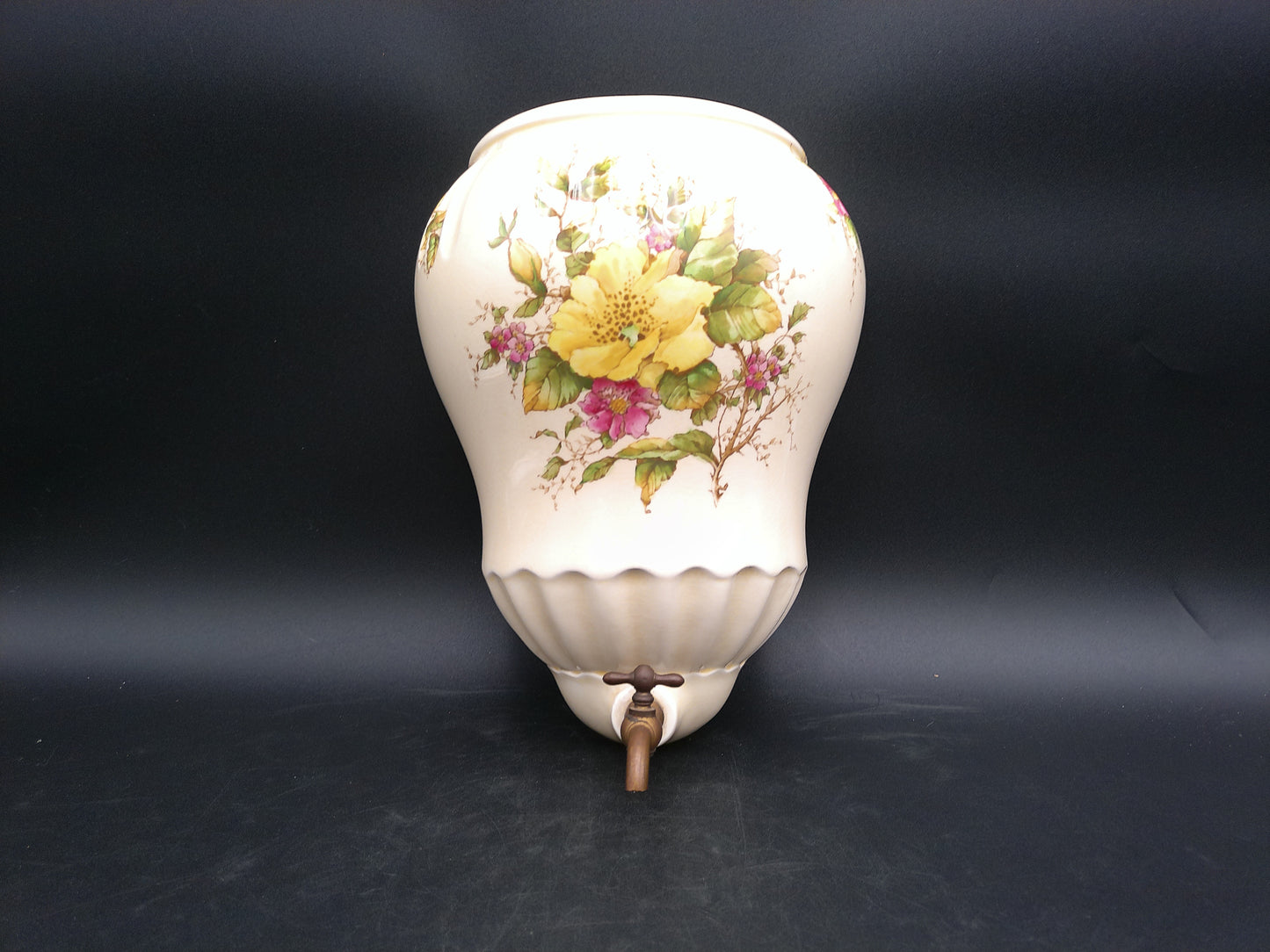 J. W. Co. JW Co Royal Winton Wall Mount Wine Water Spout Ceramic Rare