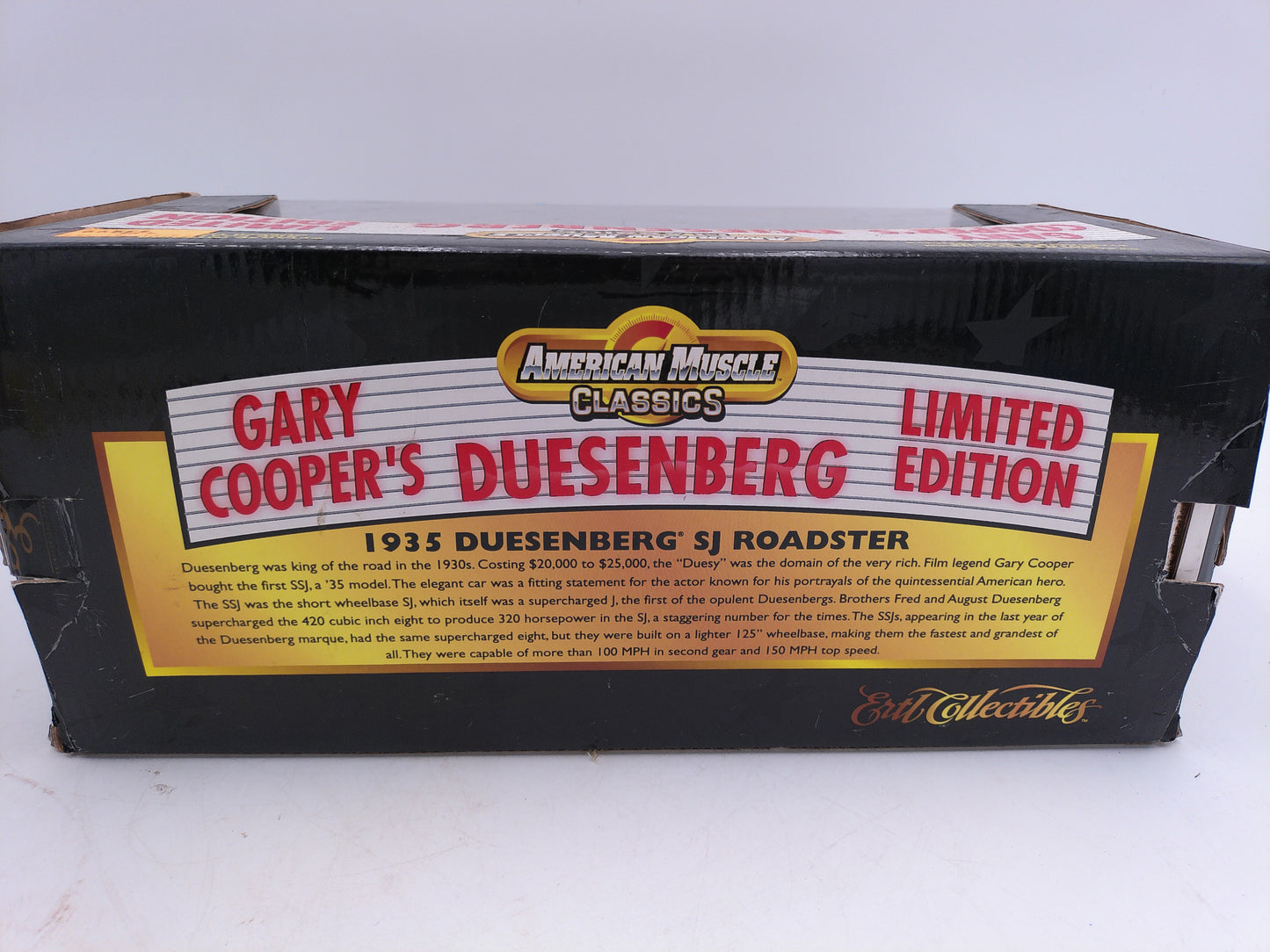 Duesenberg 1935 SSJ Gary Cooper 1:18 Ertl 1/18 model American Muscle Classics