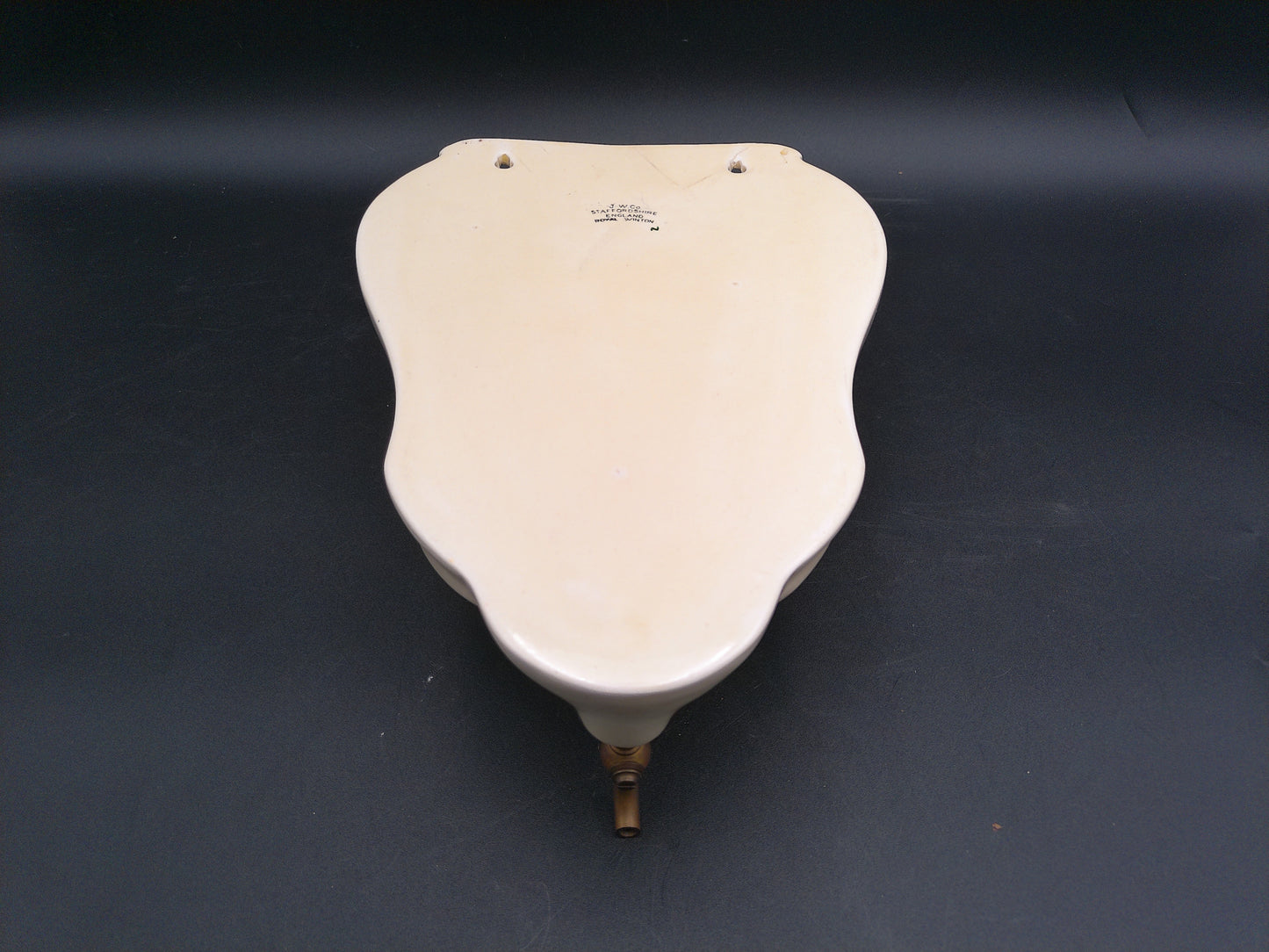 J. W. Co. JW Co Royal Winton Wall Mount Wine Water Spout Ceramic Rare