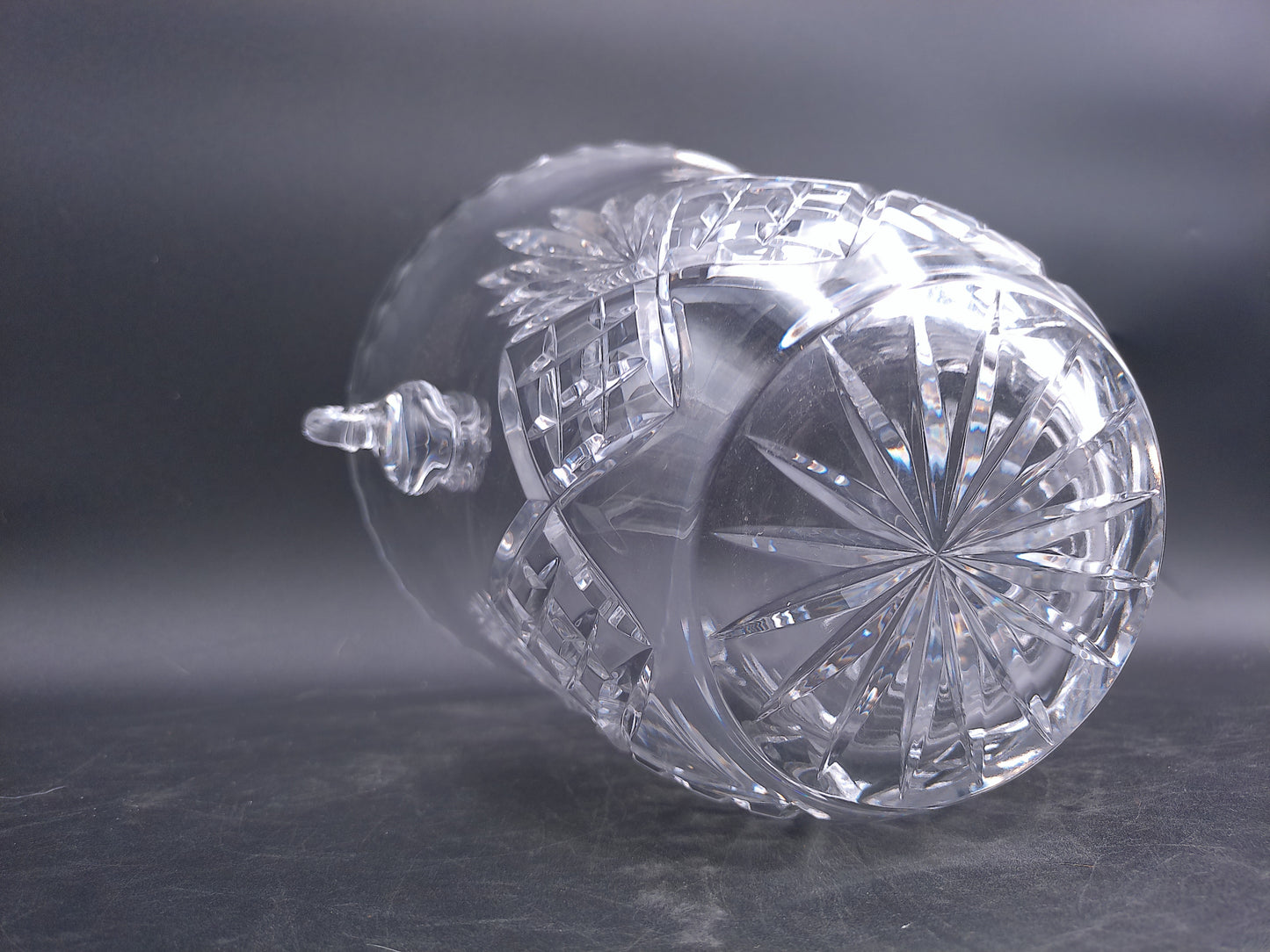 Crystal Champagne Bowl Made in Poland Clear 24% Lead Crystal Cut Elegant