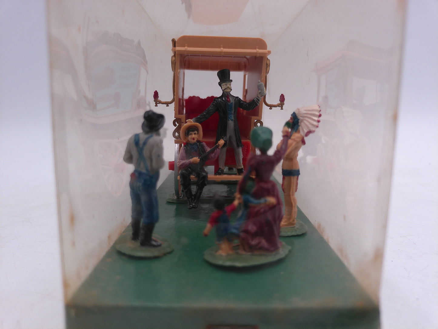 Doctor Brown's Snake Oil Horse Drawn Wagon Model in orginal display Rare