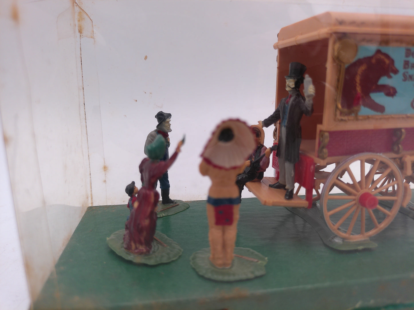 Doctor Brown's Snake Oil Horse Drawn Wagon Model in orginal display Rare