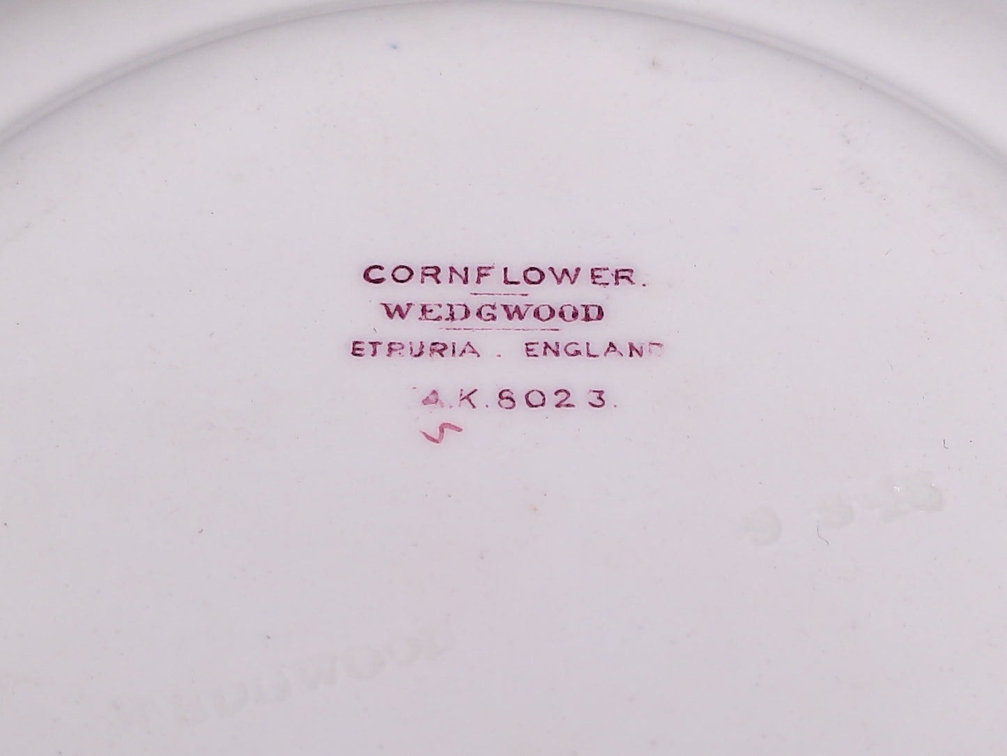 Wedgwood Made in England Cornflower Bread And Butter Plates Set of 9