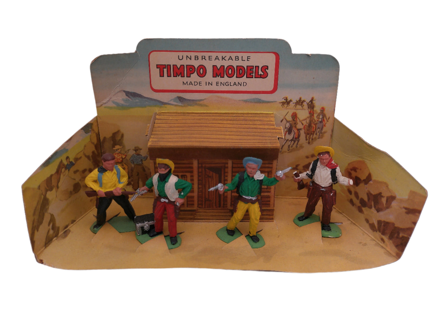 Timpo Cowboys Shop Scenic Display – Extremely Rare 1956