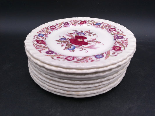 Wedgwood Made in England Cornflower Bread And Butter Plates Set of 9