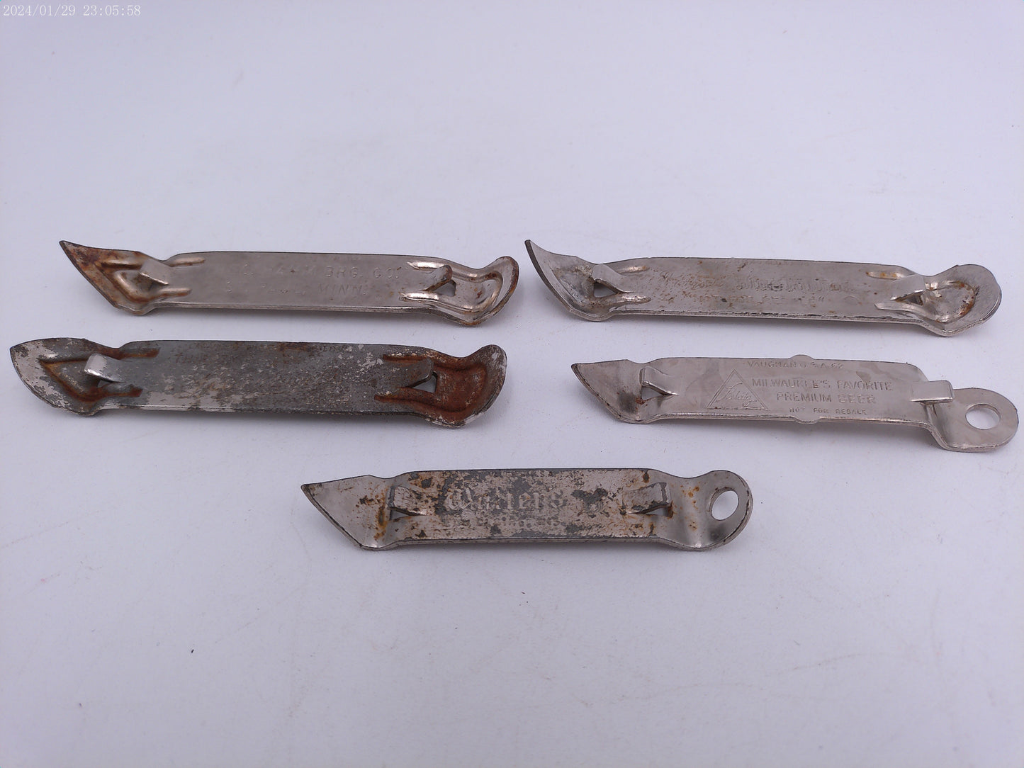 vintage beer soda bottle opener Lot Of 5 unique ones