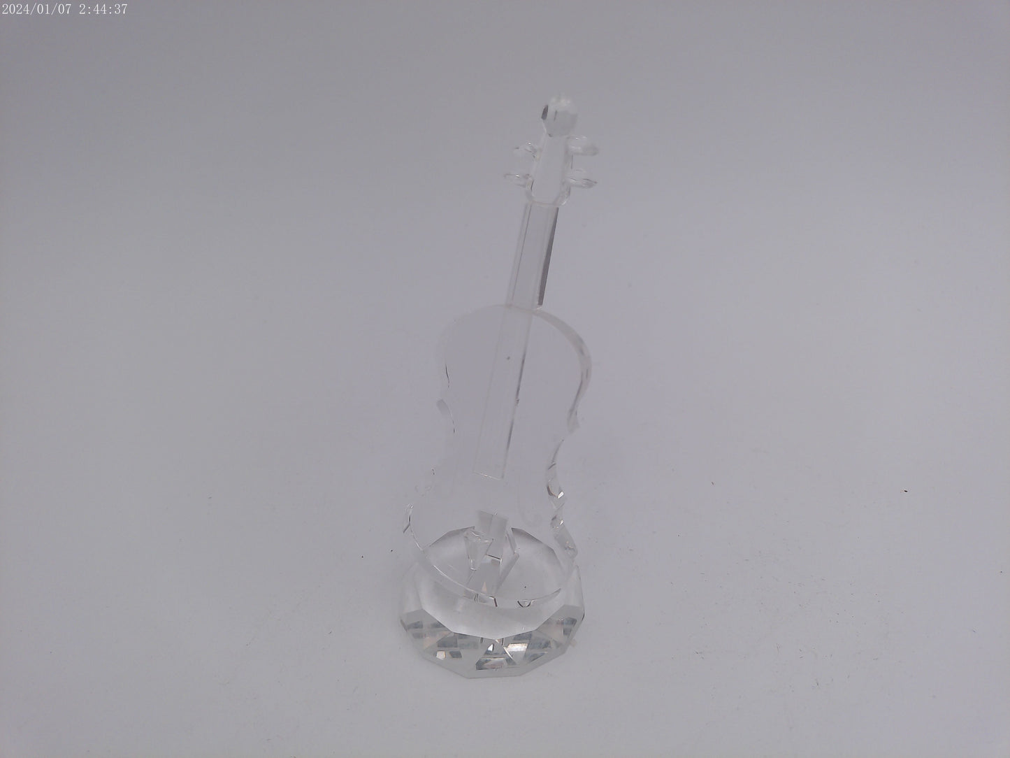 Crystal glass Dolphin Cat  Bass Guitar