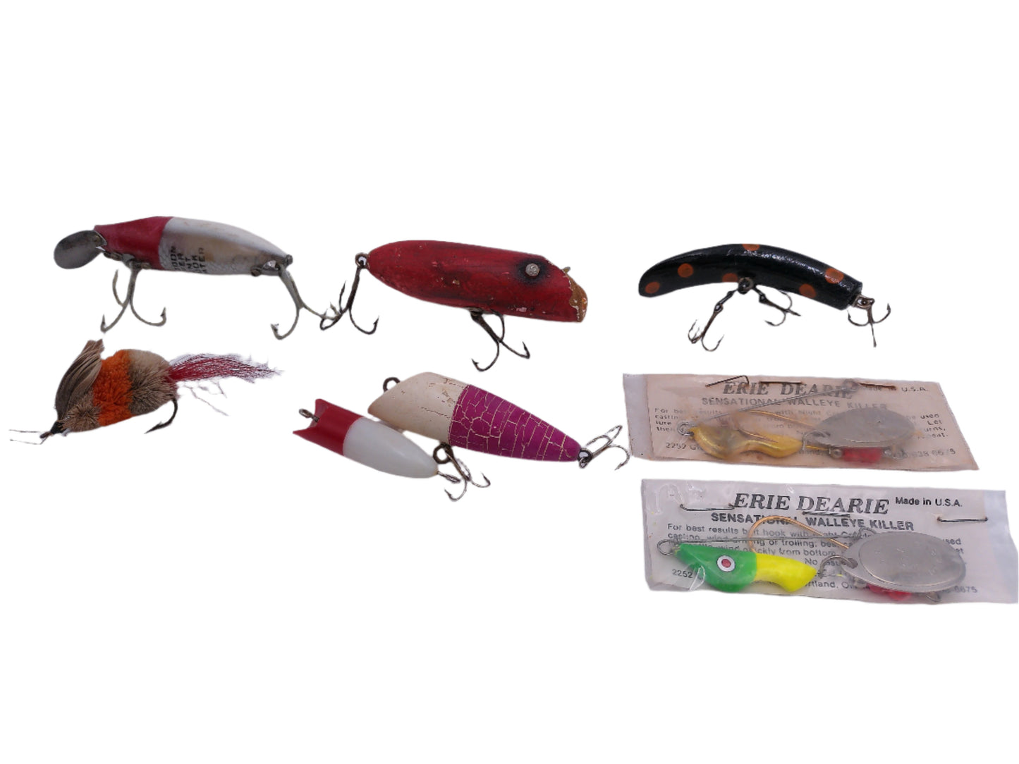 Fishing Lures Vintage Lot of 8