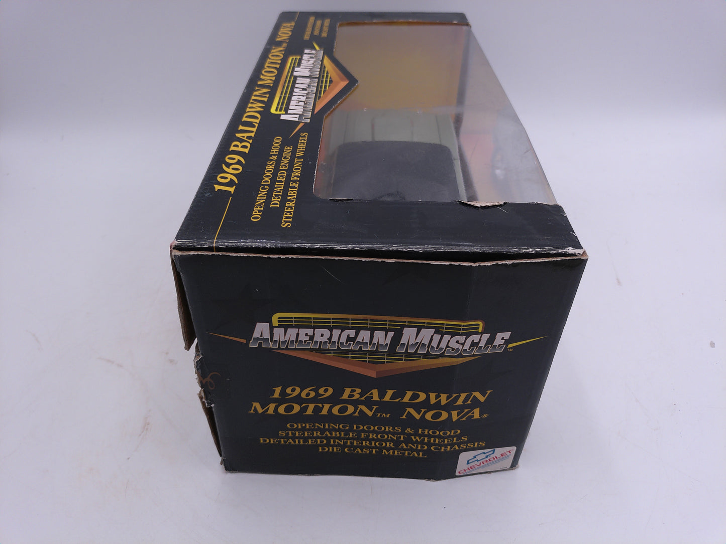 American Muscle 1 :18 Scale 1969 Chevrolet Baldwin Motion Nova Ss427 Rare