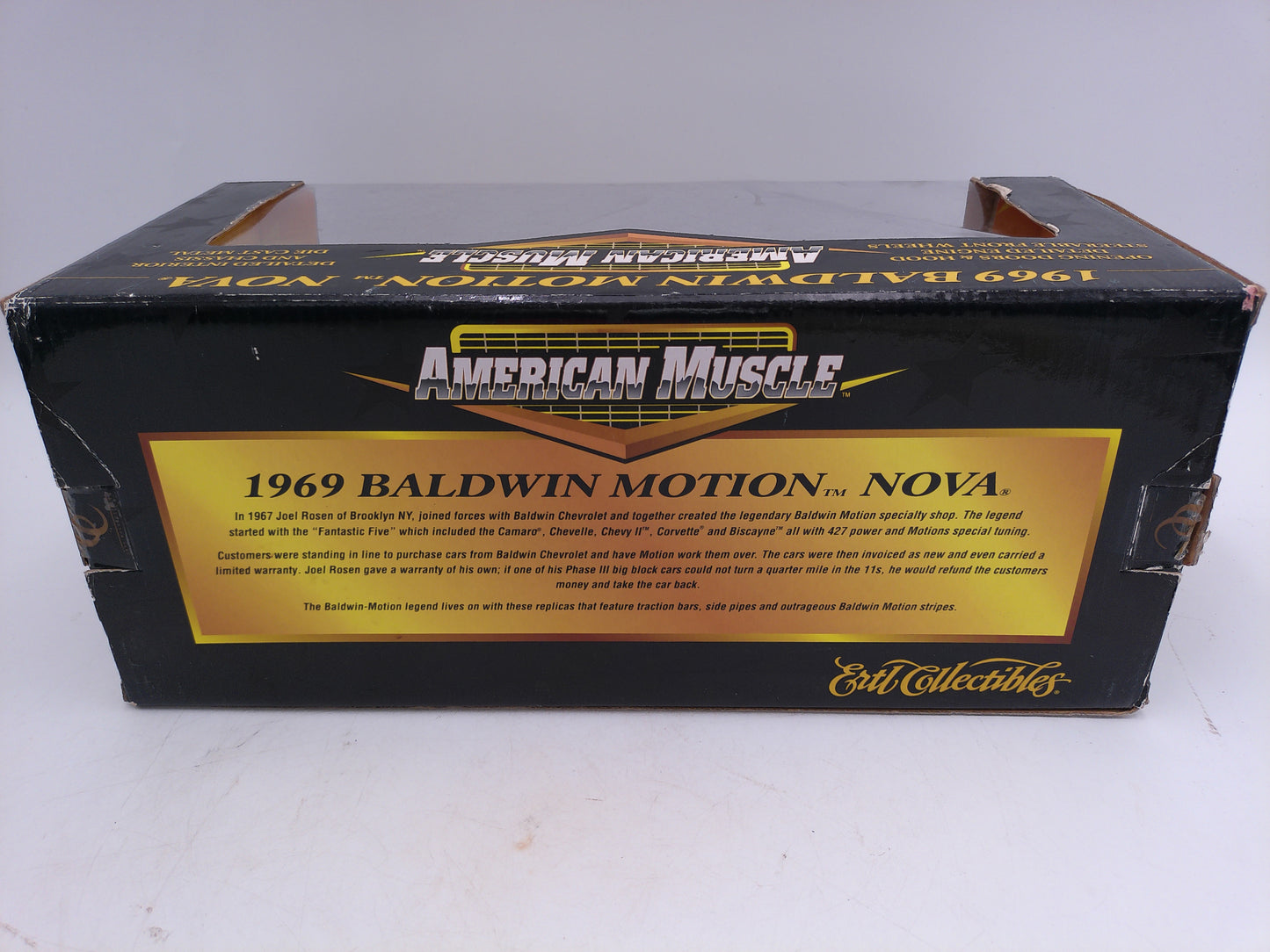 American Muscle 1 :18 Scale 1969 Chevrolet Baldwin Motion Nova Ss427 Rare