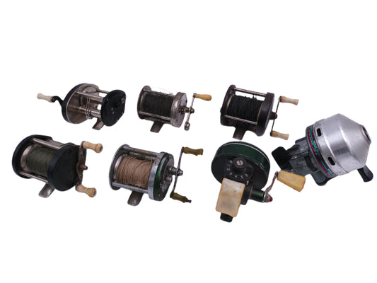 Vintage Fishing Reels Lot of 7