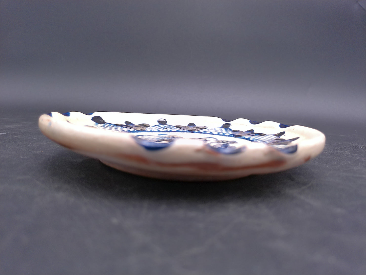 Korond Small Dish Plate Made in Transylvania and Mikasa China Dish from Japan