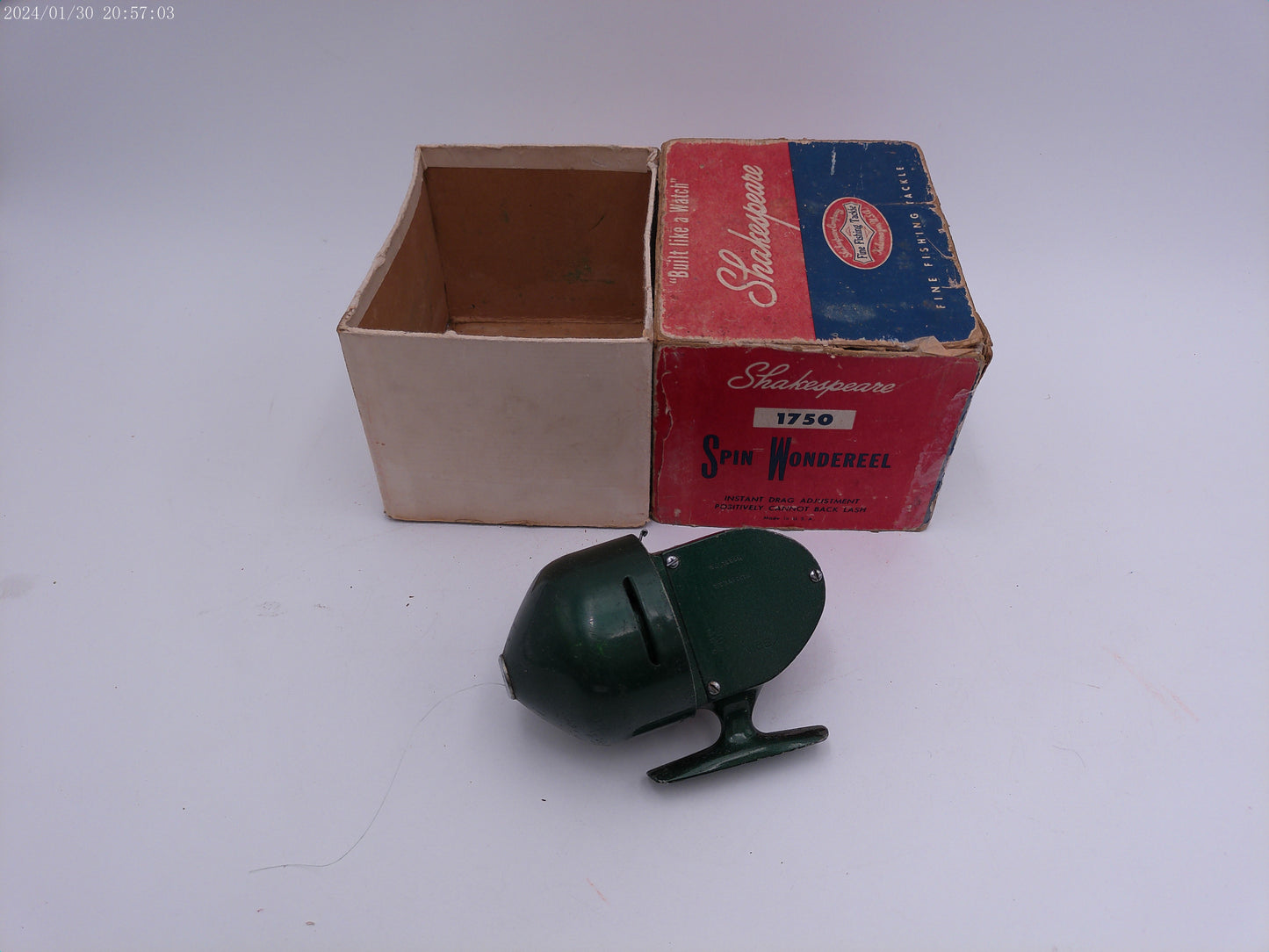 Vintage SHAKESPEARE Wexford Spin Wondereel Deluxe With Box