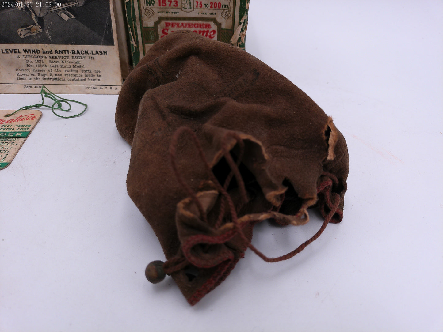 Vintage 1963 Pflueger Nobby No. 1963 Bait Casting Fishing Reel