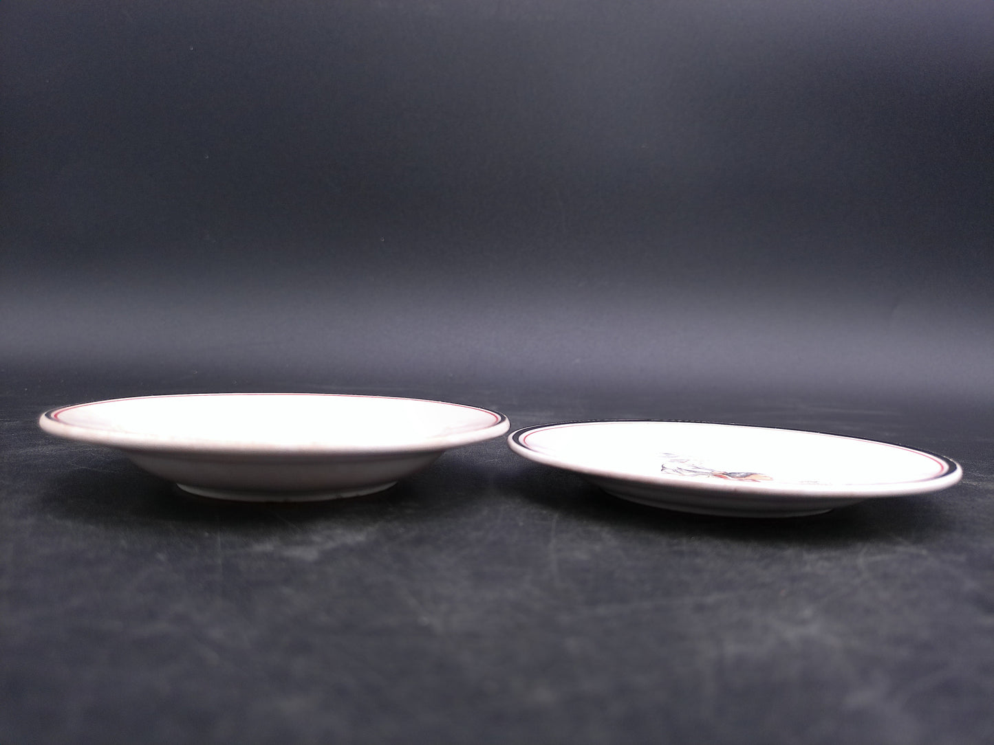 Set of 2 Vintage Plates with Children Playing