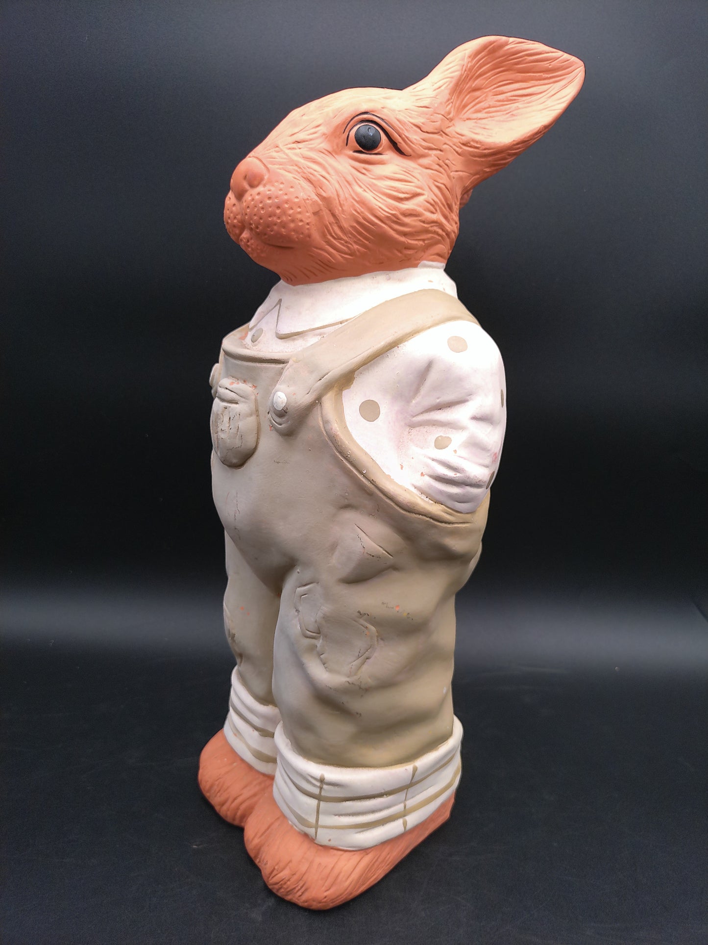 Peter Rabbit in Coveralls Statue Vintage