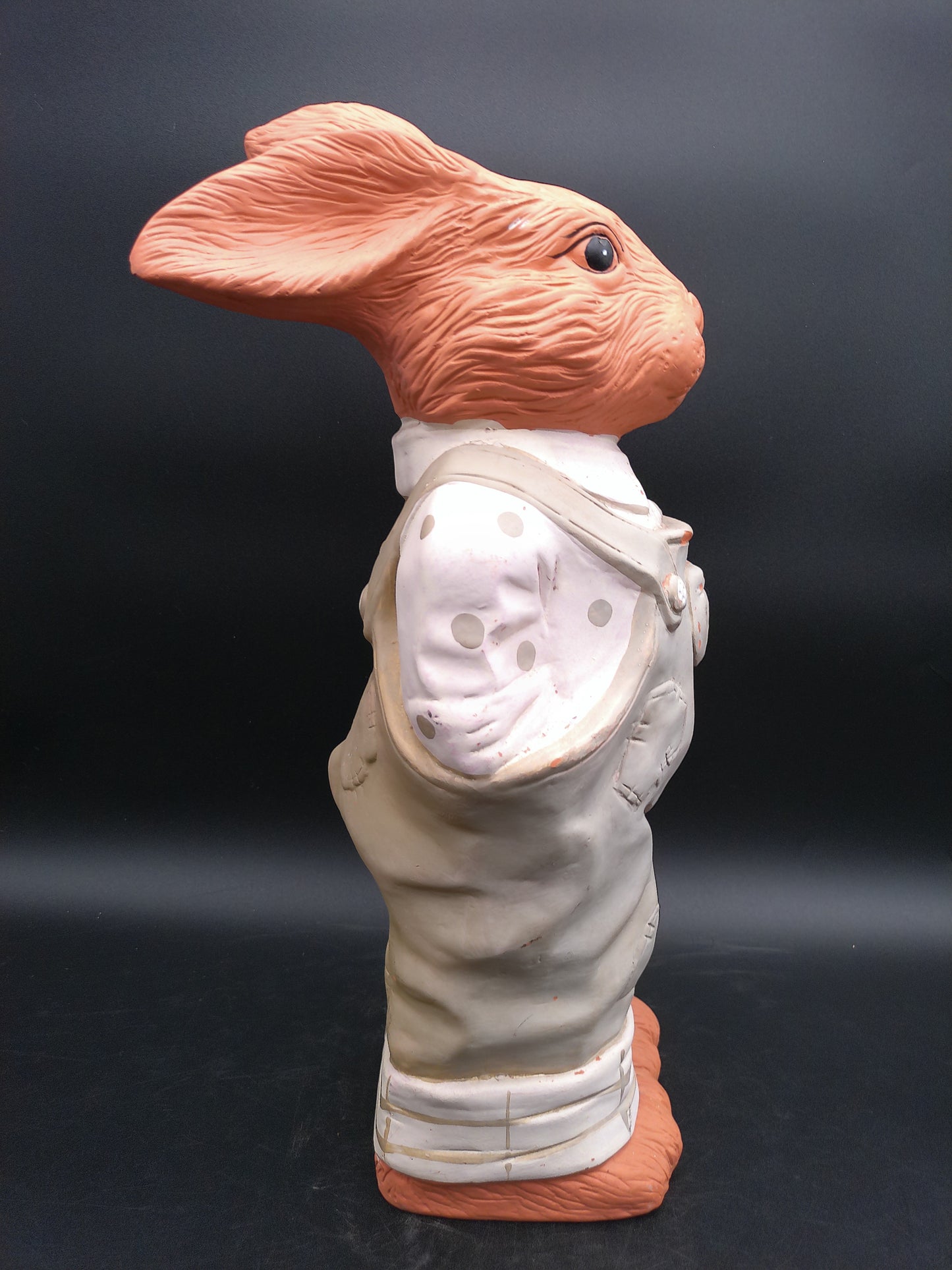 Peter Rabbit in Coveralls Statue Vintage