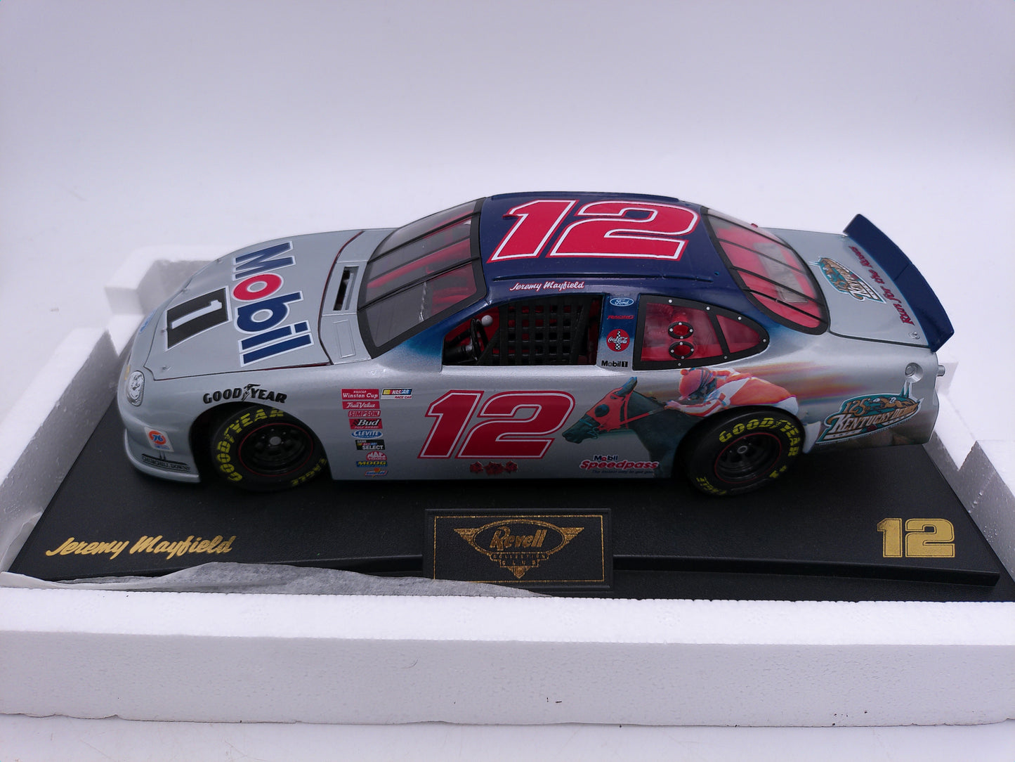 Jeremy Mayfield 1999 #12 125th Kentucky Derby Ford Taurus Race Car Revell 1:24