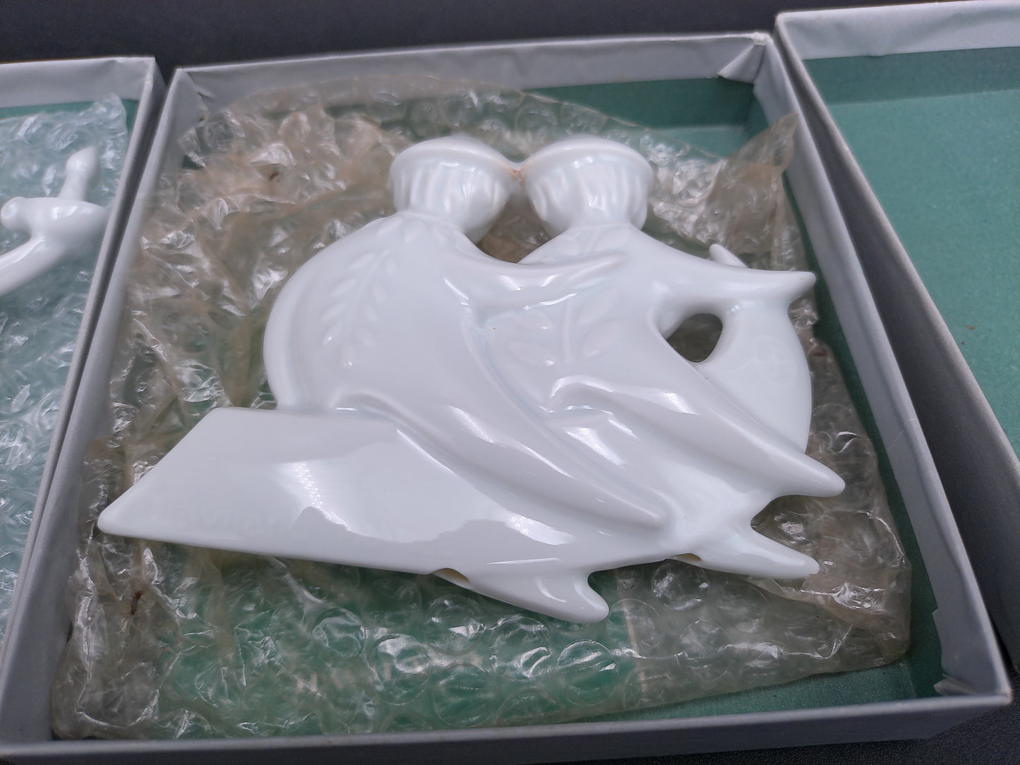 Haviland Porcelain Ornament Christmas Decoration In Box France Lot of 2 #2