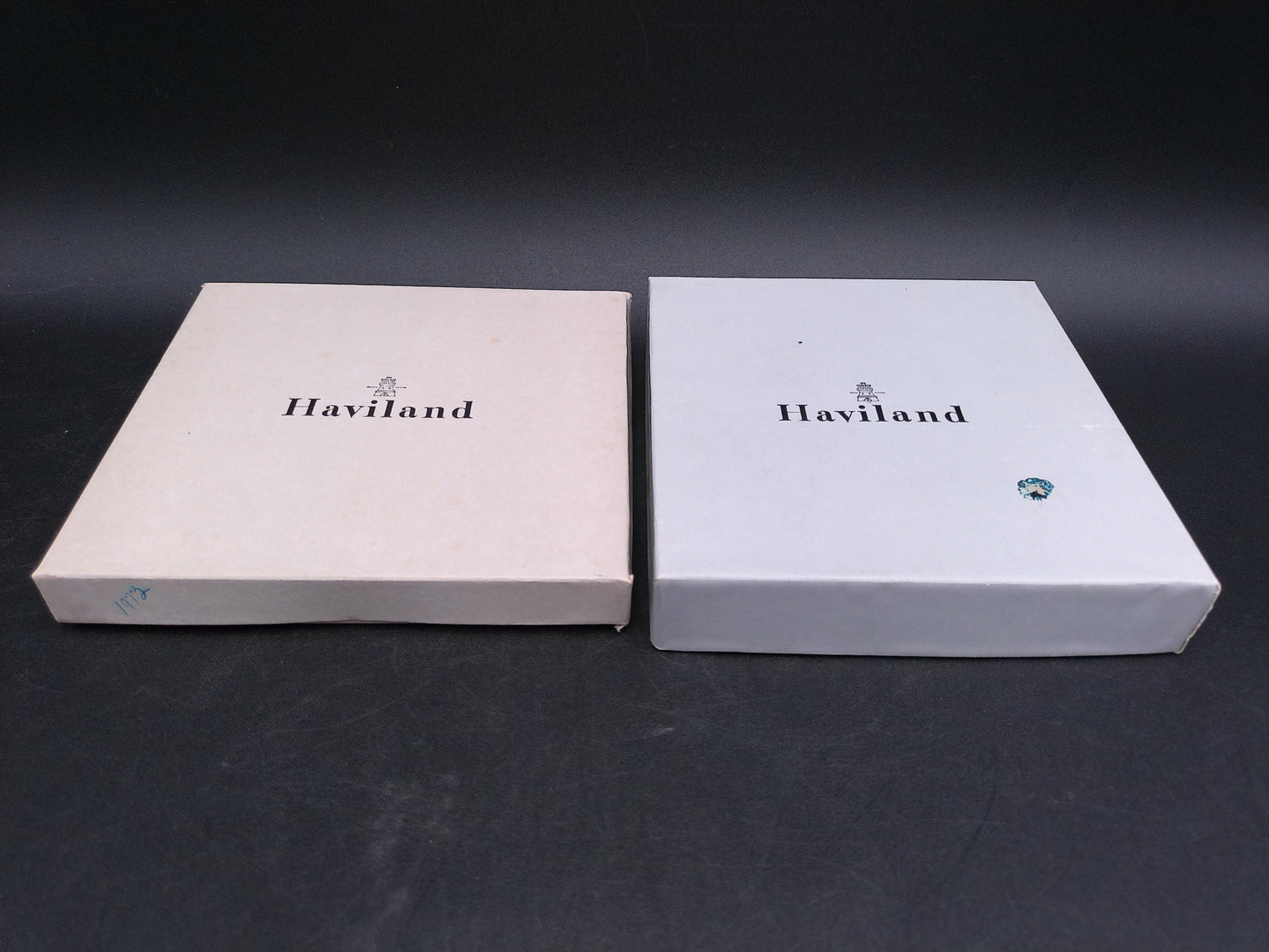Haviland Porcelain Ornament Christmas Decoration With Bell Design In Box France Lot of 2 #3