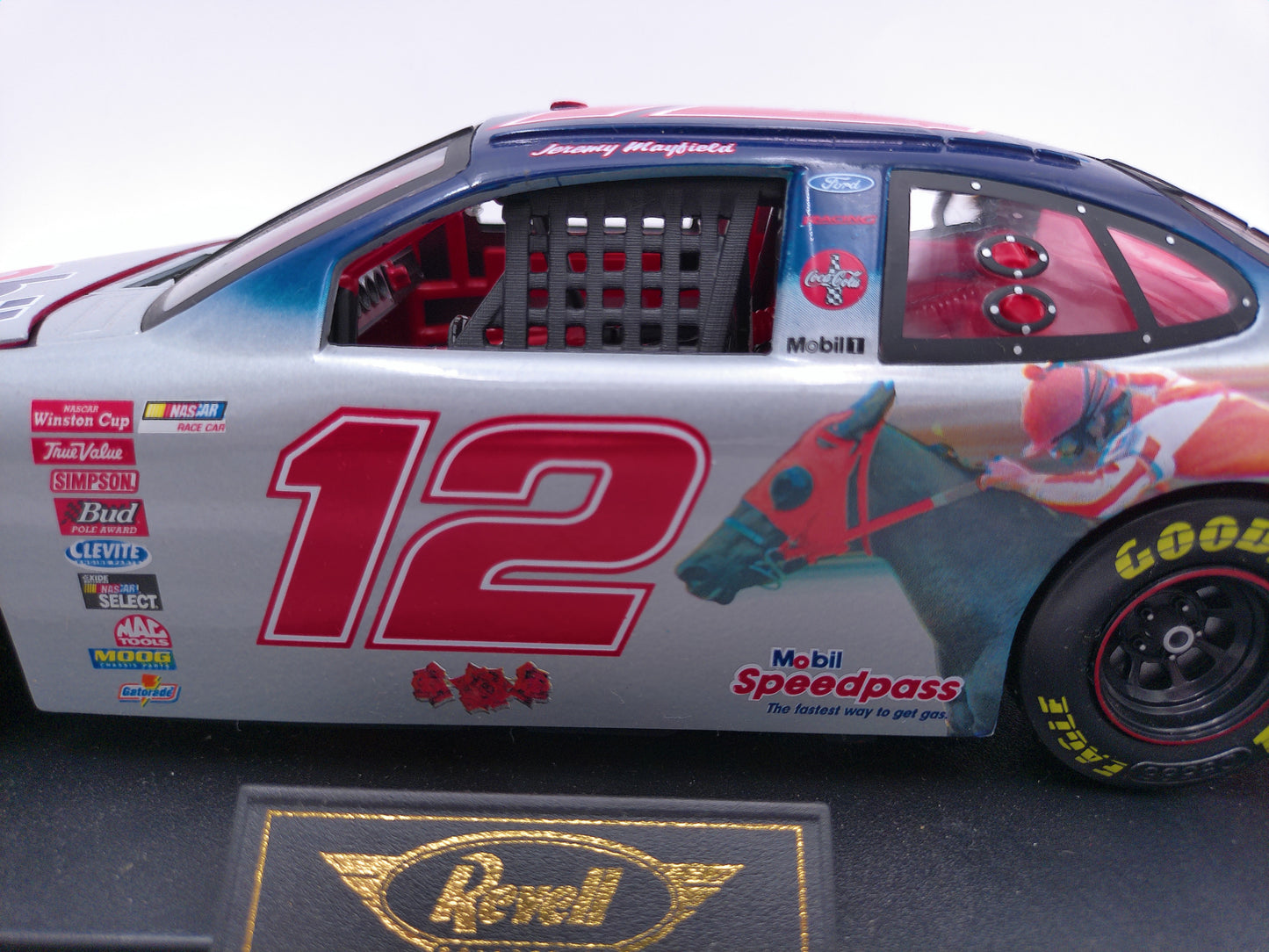 Jeremy Mayfield 1999 #12 125th Kentucky Derby Ford Taurus Race Car Revell 1:24