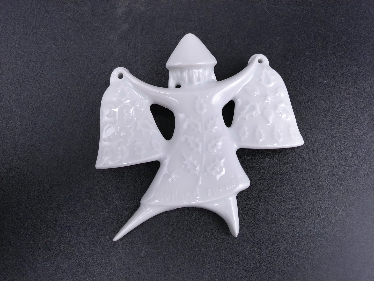 Haviland Porcelain Ornament Christmas Decoration With Bell Design In Box France Lot of 2 #3