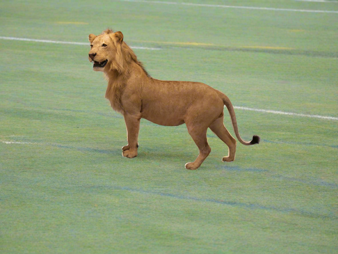 1 African Full Body Male Lion Taxidermy
