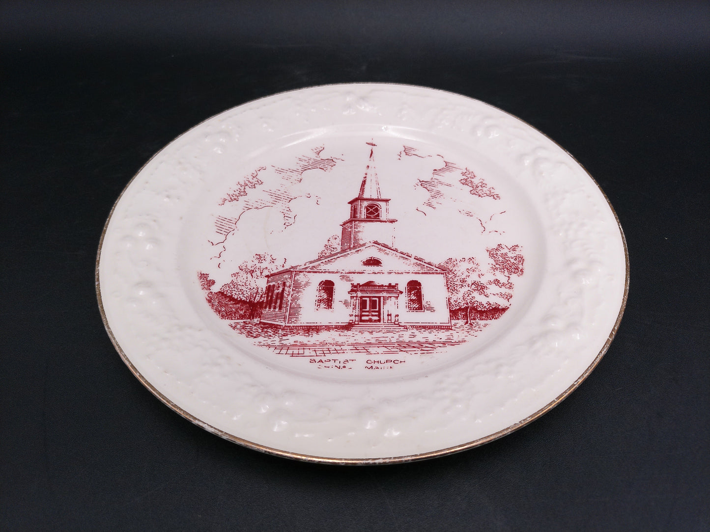 Collector Plate - China Baptist Church World Wide Art Studios Vintage