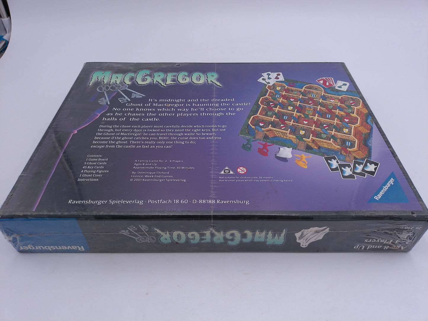 MacGregor 2001 Ravensburger Haunted Castle Board Game Complete Set Sealed