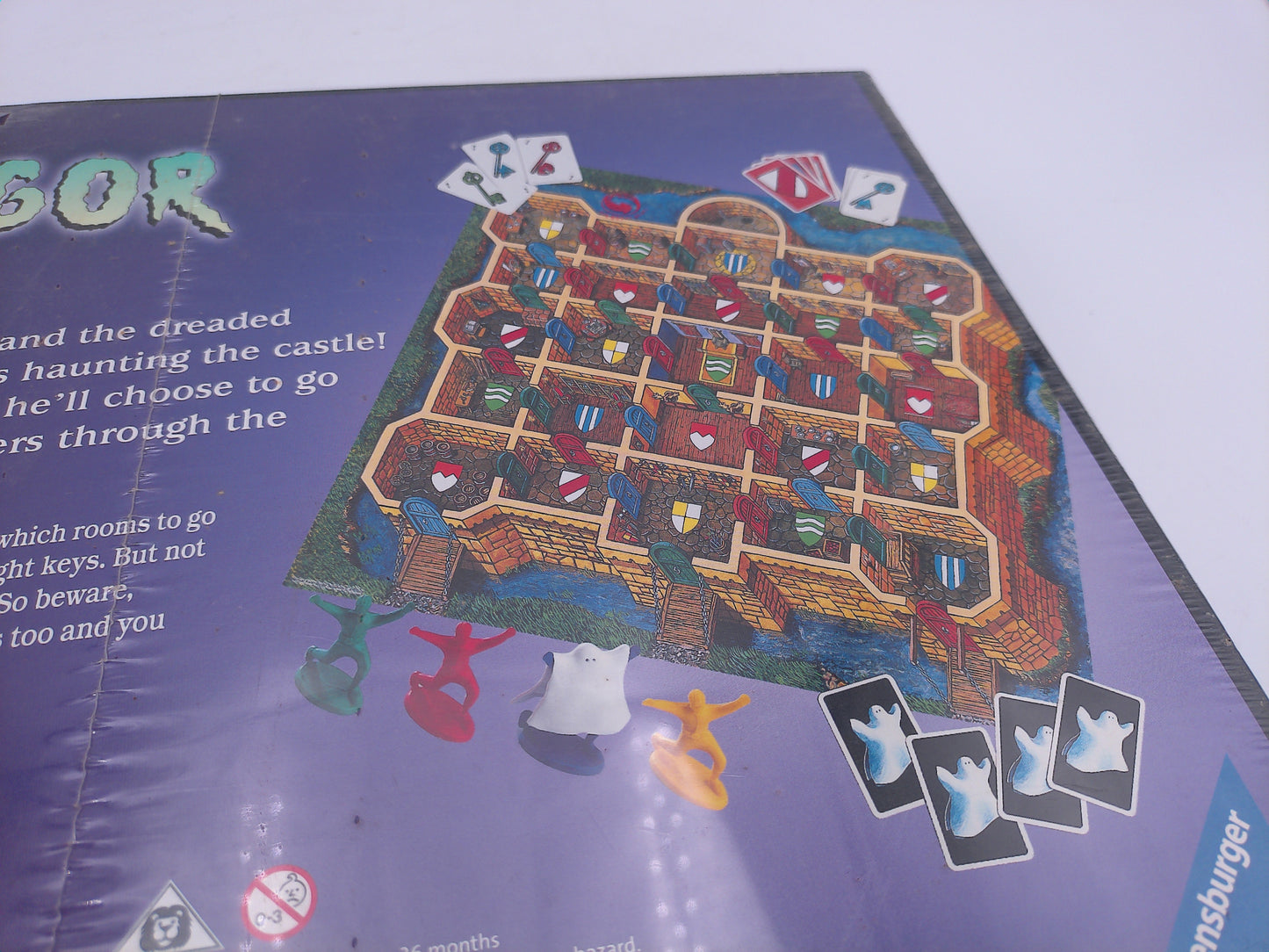 MacGregor 2001 Ravensburger Haunted Castle Board Game Complete Set Sealed