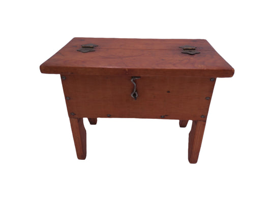 Sewing Box  Trinket box  Wood Handmade  Vintage