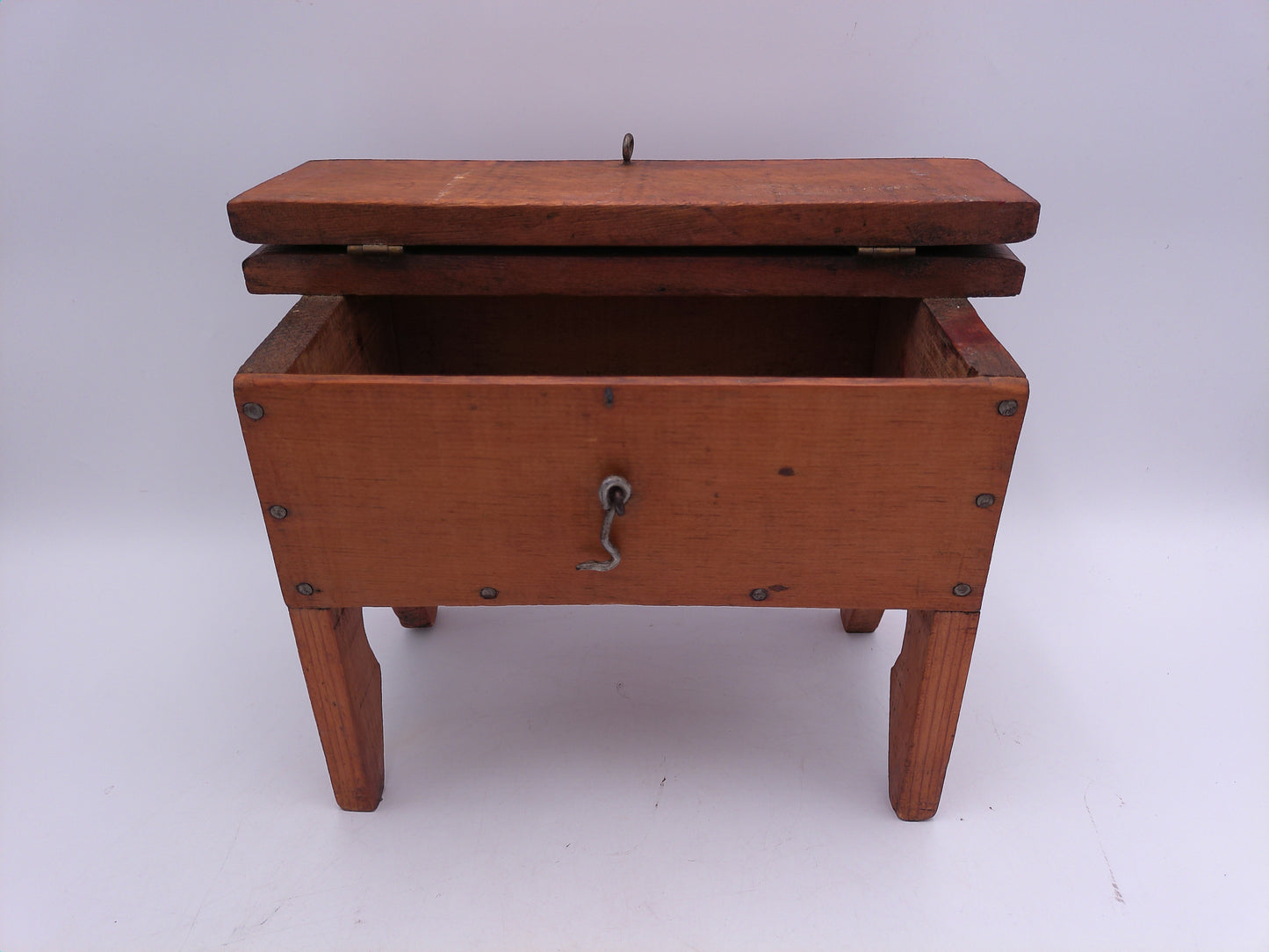 Sewing Box Trinket box Wood Handmade Vintage