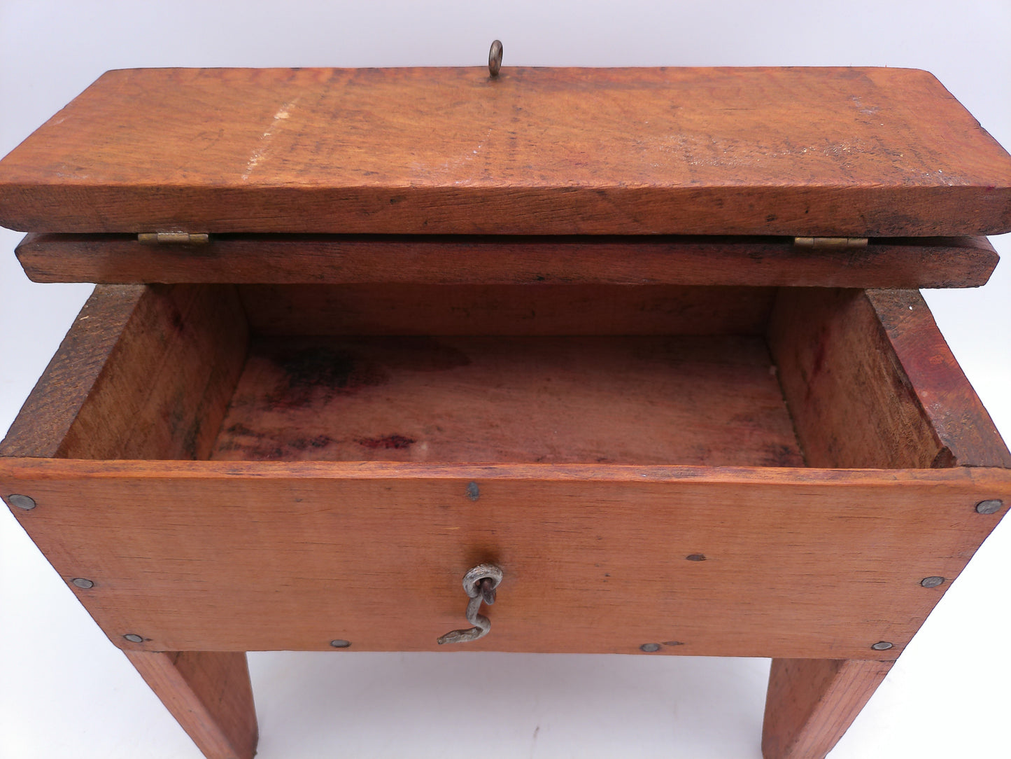 Sewing Box Trinket box Wood Handmade Vintage