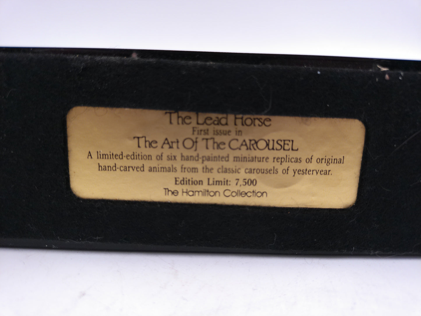 The Art Of The Carousel Set 3 The Hamilton Collection Limited Edition