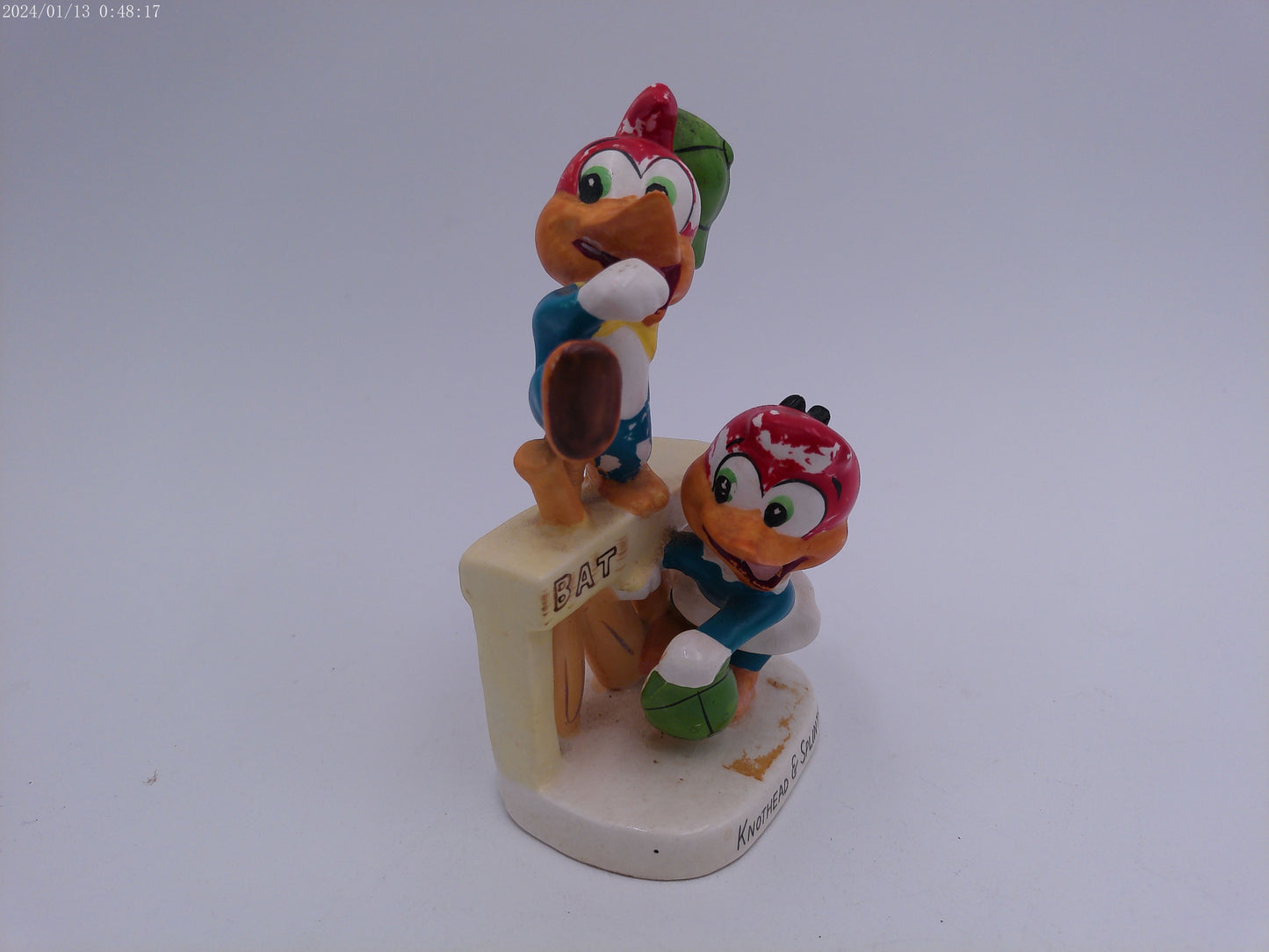 Disney Knot Head and Splinter Statue Vintage