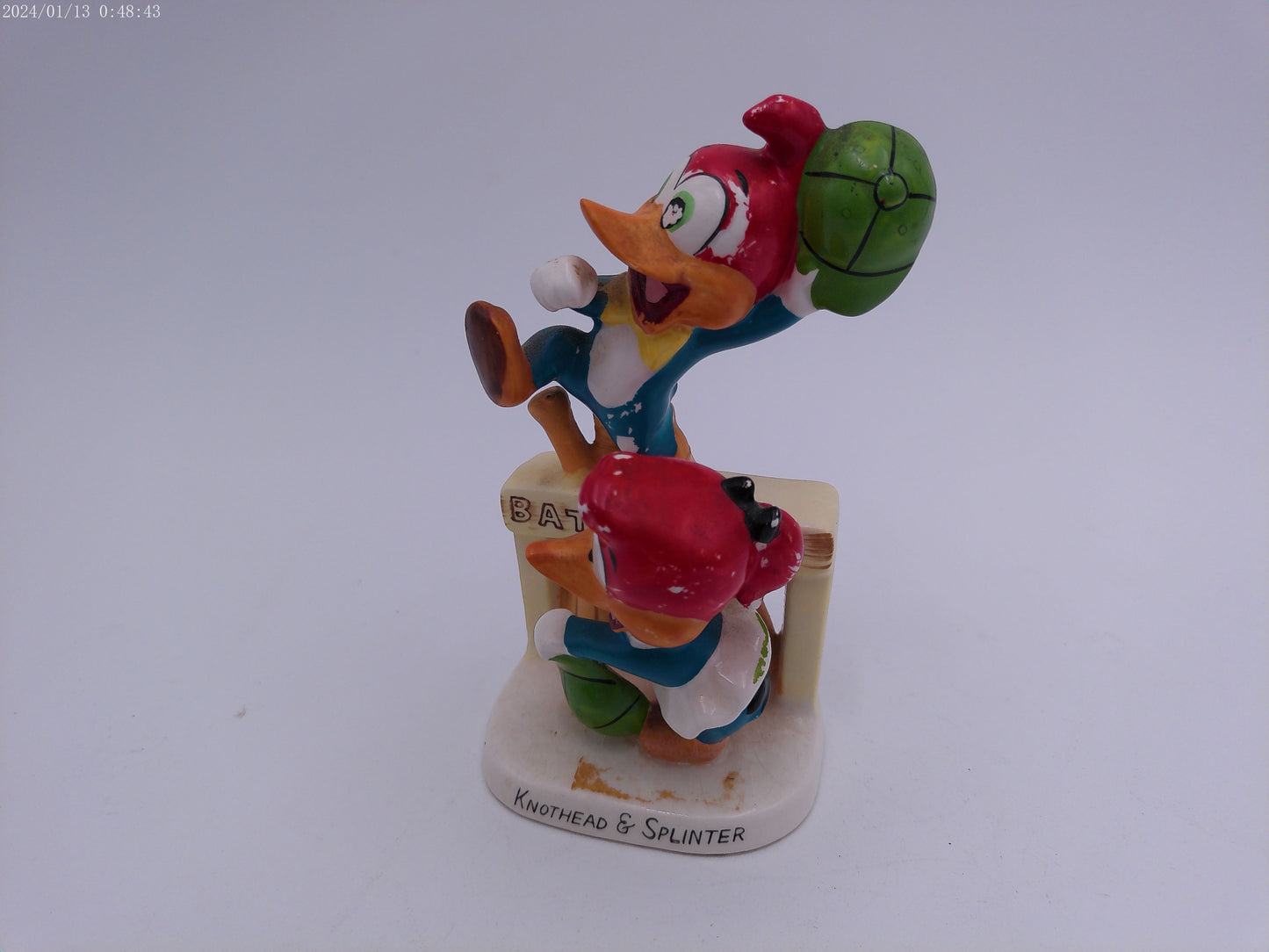 Disney Knot Head and Splinter Statue Vintage