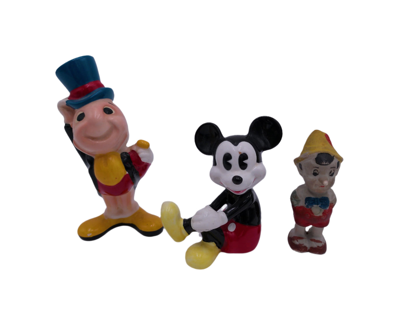 Disney Vintage Figurines Mickey Mouse Jiminy Cricket