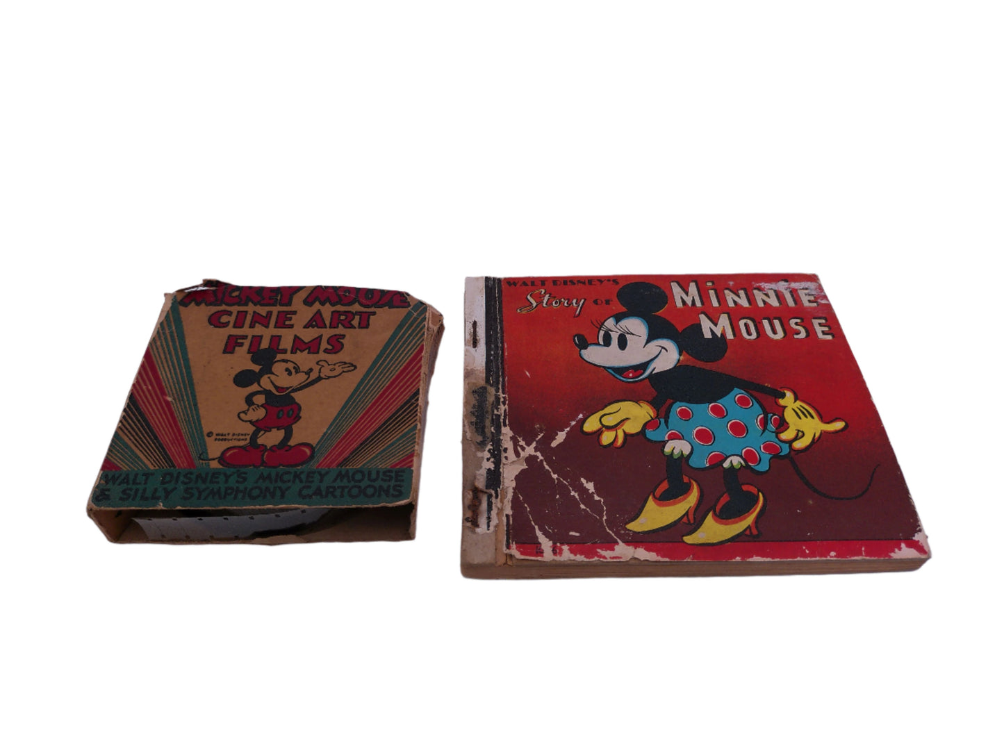Disney Minnie Mouse 1938 Book and Mickey Mouse Cine Art Films