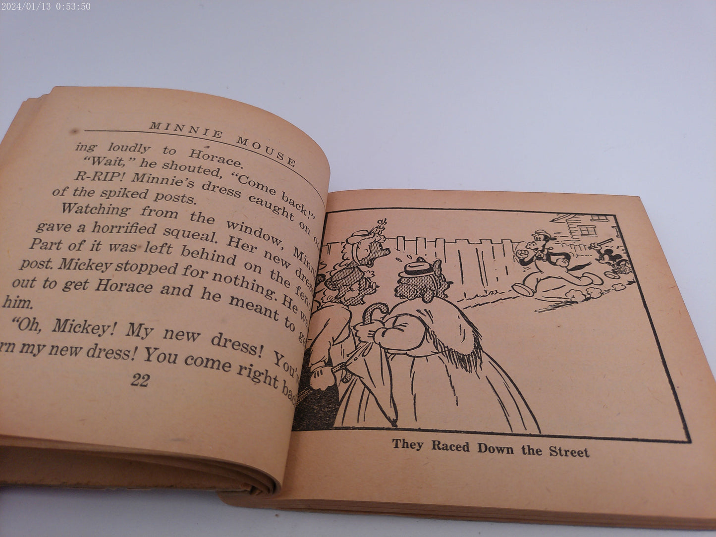 Disney Minnie Mouse 1938 Book and Mickey Mouse Cine Art Films