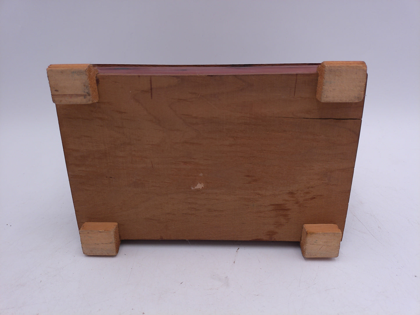 Jewelry Box keepsake box Wood Chest Box with House by River picture